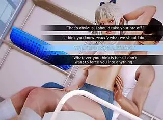 Waifu Academy: Elizabeth Laroche In Nude Scenes. Porn Game Play With Big Tits.