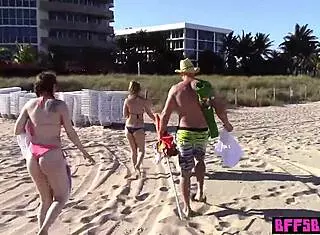 i love how those bisexual teen bffs ride that big cock