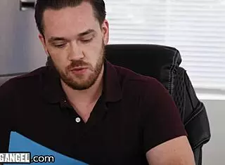 Goth teen gets rough community service sex