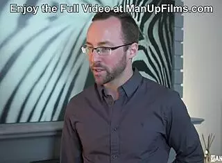 Manupfilms threesome cures the gay couple with deepthroat and anal action.