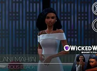 Nalani mahiai glamorous black with big cock.