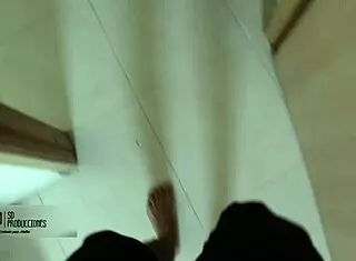 my horny stepson fucks my hairless pussy doggystyle in the bathroom