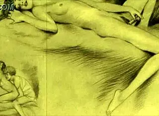 Vintage Erotic Illustration With Retro Charm