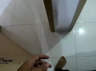 my horny stepson fucks my hairless pussy doggystyle in the bathroom