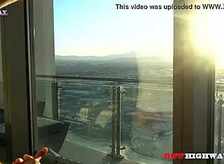 Juicy Dimpless rides big black cock in cowgirl during BBW highway debut