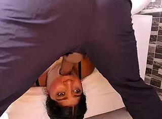 stepbrother practices medicine on ass