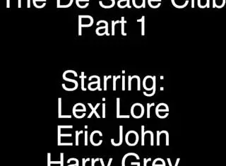 Lexi Lore in wild anal bondage! Watch her get fingered and fucked in threesome!