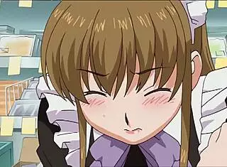 Cute maid in stockings enjoys uncensored hentai sex with toys