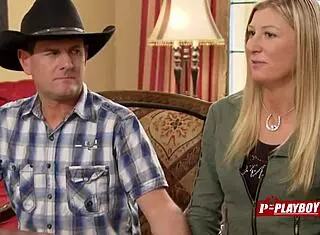 joe and kristen are taking a dip in the pool, foreplaying with other couples around them