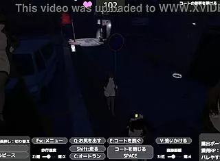 Exposing under coat without notice!