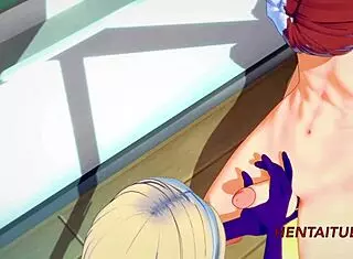 Takeyama Yuu gives handjob and blowjob