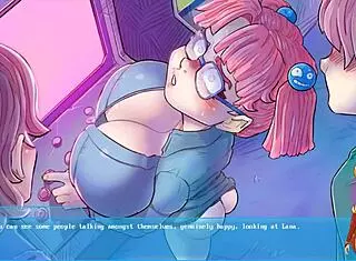 night lessons part 1 with redhead anime girl in arcade nudity