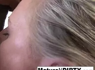 Dirty Mature in Lingerie Craves Endless Interracial Sex with Wild Blowjobs