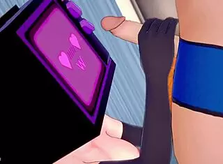 Tv woman is horny and wants to drop the towel for sex 😏