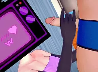 Tv woman is horny and wants to drop the towel for sex 😏