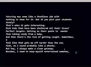 Immoral Study 3 Retro Visual Novel