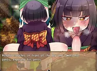 i play hentai game lolibabas of mayohiga with mizuha scenes.