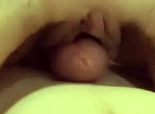 Teen Babe Moans During Intense Cock Rubbing Cum Explosion