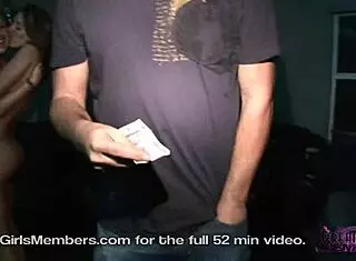 At the bar, twerking contest turns wild and naked.