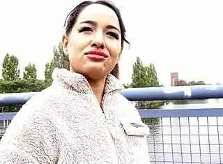 Petite Latina Midget Munequita Enfadada Nailed in Berlin Casting