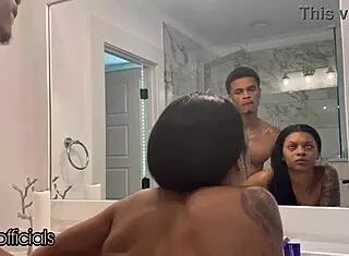 making my skinny step brother cum twice bareback