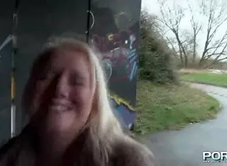 check out british petite blonde pissing in public with shaved pussy