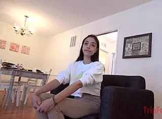 i creampied this super energetic petite asian babe hard, harmony 1