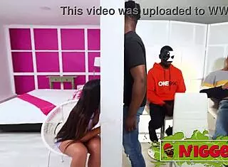 Nuria Millan says 'drill me again' in hardcore interracial gangbang, natural tits bouncing 😍