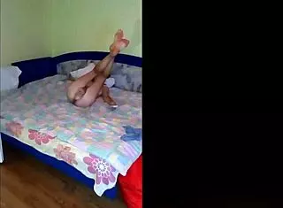 wife waits for lover with kinky dildo and huge cock