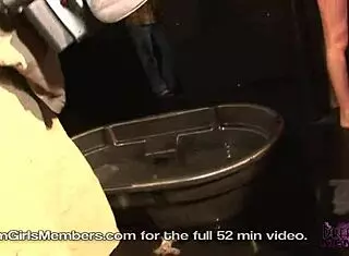 At the bar, twerking contest turns wild and naked.