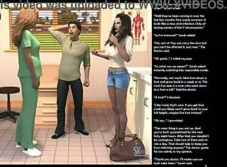 Small 18+ Gesture in 3D Comics Sex