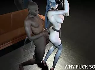 3D Asian Wife's Cuckold Anal