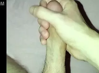 Young Amateur Strokes Cock In Homemade Solo