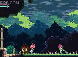 flip witch pixel hentai ep 10, femdom ghost riding with creampie