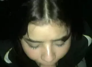 I Got A Careless Blowjob From My Horny Stepsister Mafer, She Sucked My Cock So Hard