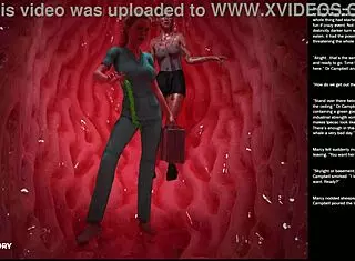 Big Apple Small Gesture in 3D Cartoon