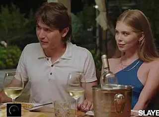 Vixenplus Brunette Licks Pussy In Lingerie Outdoors!