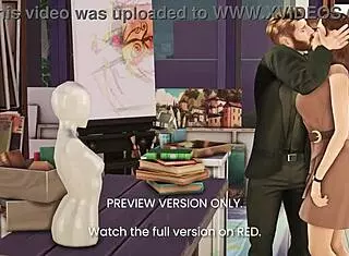 peggy and steve explore naughty 3d hentai sex in preview