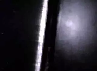 Skinny girl at glory hole in front of cuckold