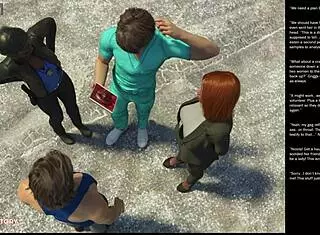 Big Apple Small Gesture in 3D Cartoon