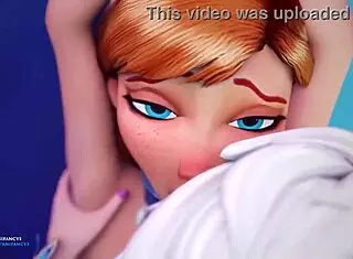 Cold day needs hot anime pussy action