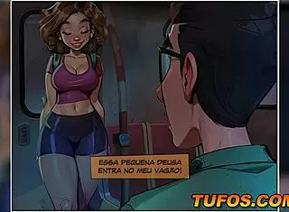 Hot girl says 'no panties in dark metro, light at end, enjoying madly'