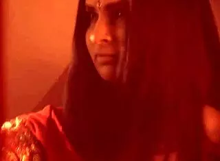 Brunette milf performs sensual striptease