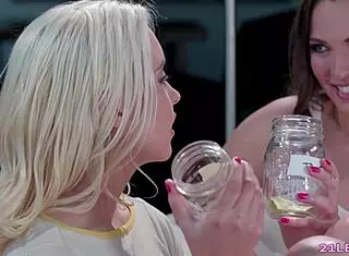 Adria Rae, Chloe Cherry, And Lily Love Engage In Lesbian Threesome With Face Sitting, Tribbing, Muff Diving, And Cunilingus