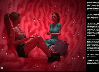 Big Apple Small Gesture in 3D Cartoon