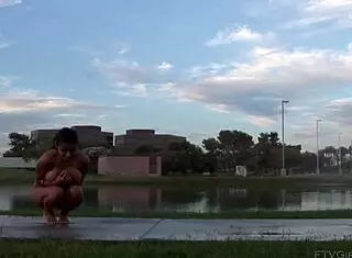 Man, Alexa Loren in HD outdoor sprinkler fun!