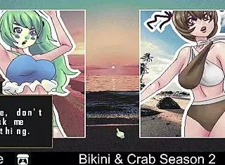 bikini & crab season 2 striptease