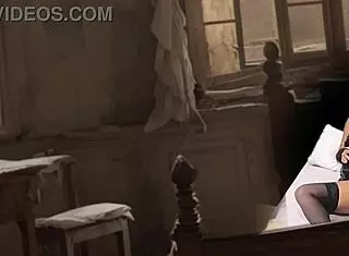 wednesday and thing get naughty in halloween cosplay parody