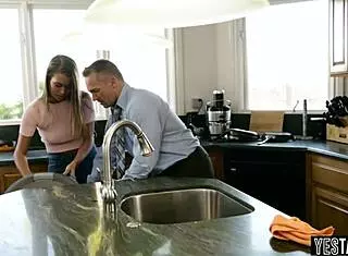 Newlywed Jill Kassidy fucks stepdaughter roughly