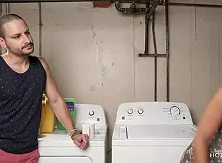 Big Ass Latina Jolla Seduces Married Gay Man Fucks In Laundry Room